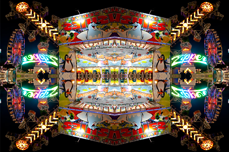 digital photograph of kaleidoscope carnival